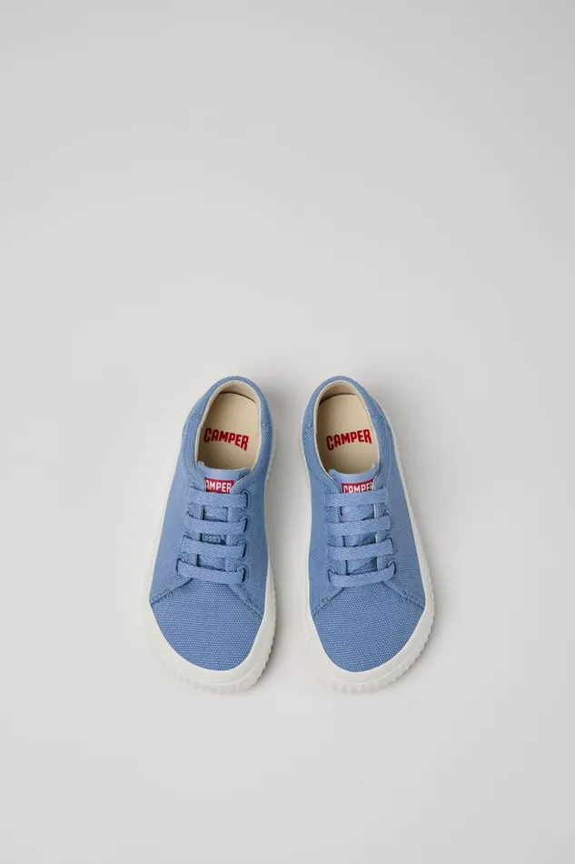 Kids Peu Roda Blue Textile Sneaker Camper Sneakers Kids Peu Roda Blue Textile Sneaker Camper Sneakers