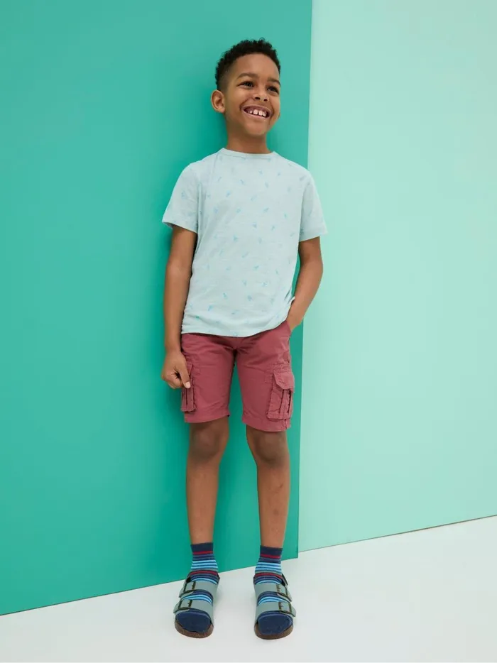 Kids TShirts and Polos Fat Face Judes Green AllOver Print TShirt