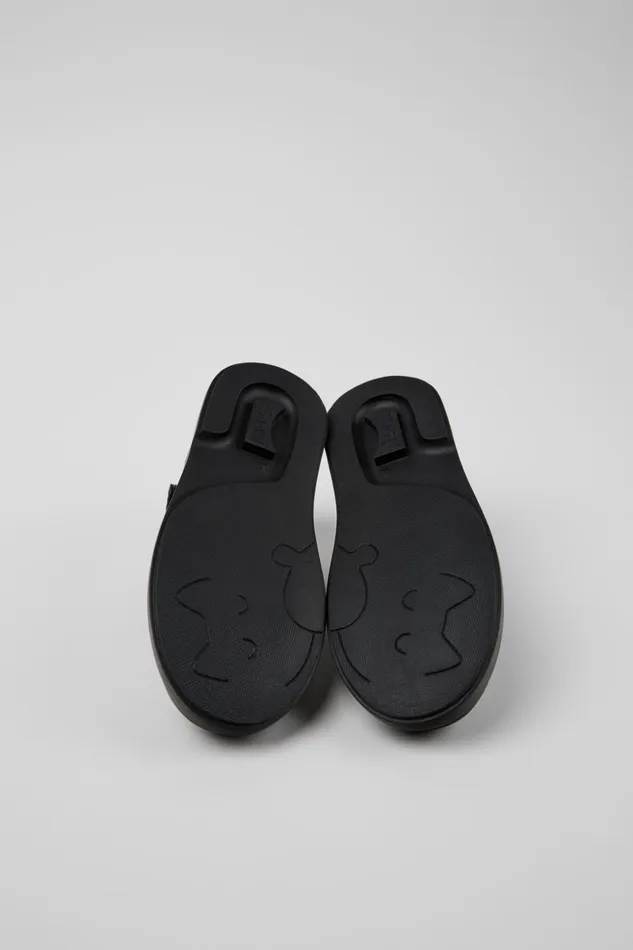 Kids Twins Black Leather Mary Jane Shoes For Kids Camper Ballerinas Kids Twins Black Leather Mary Jane Shoes For Kids Camper Ballerinas