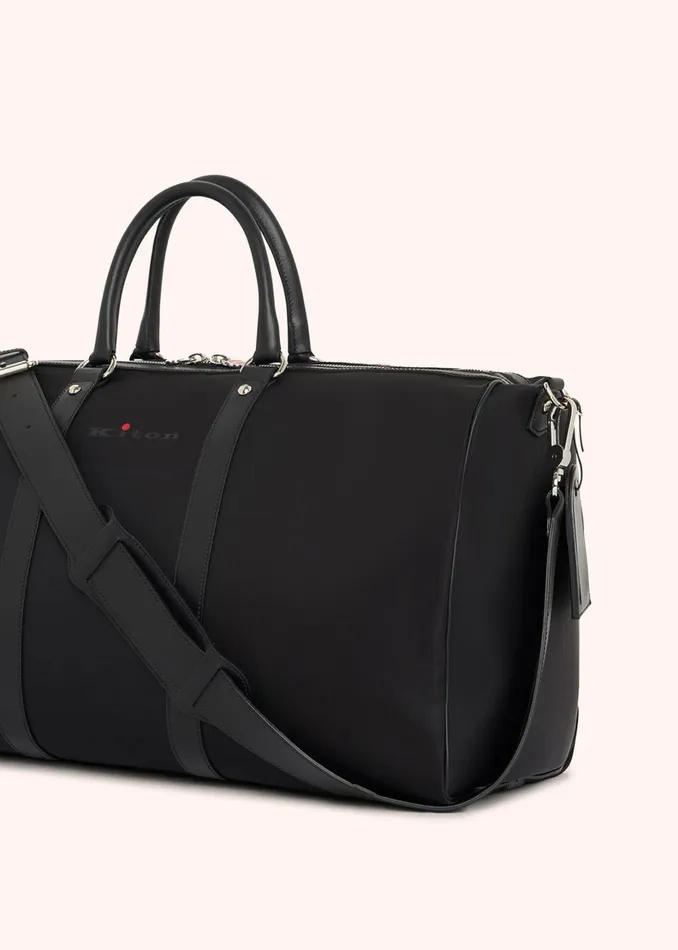 Kiton Bags And Wallets GYM BAG WITH LEATHER INSERTS 8211 Men Kiton Bags And Wallets GYM BAG WITH LEATHER INSERTS 8211 Men