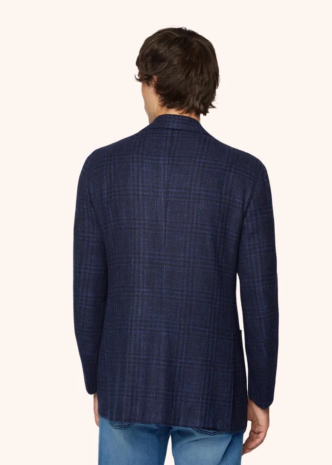 Kiton Jackets CHECKED WOOL BLEND JACKET 8211 Men Kiton Jackets CHECKED WOOL BLEND JACKET 8211 Men