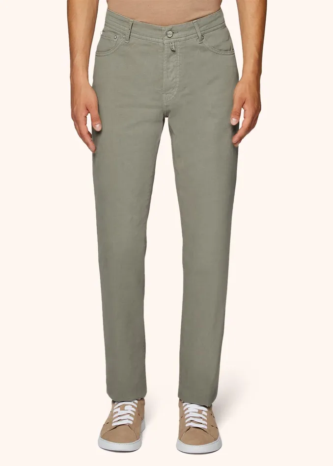 Kiton Jeans DENIM AND CASHMERE TAILORED JEANS 8211 Men