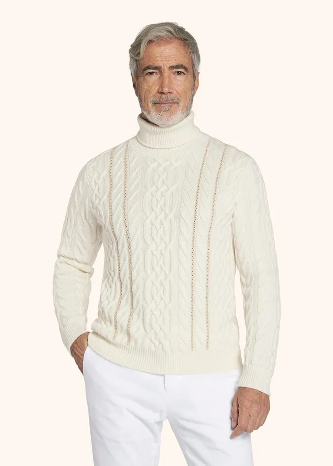 Kiton Knitwear JERSEY TURTLENECK Cashmere 8211 Men