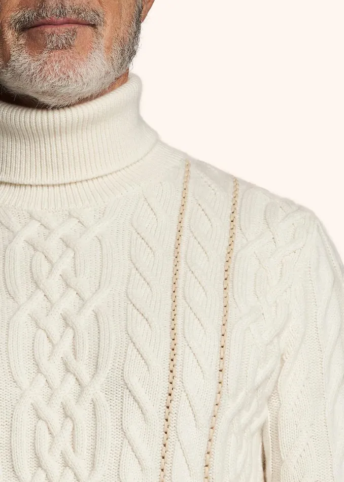 Kiton Knitwear JERSEY TURTLENECK Cashmere 8211 Men