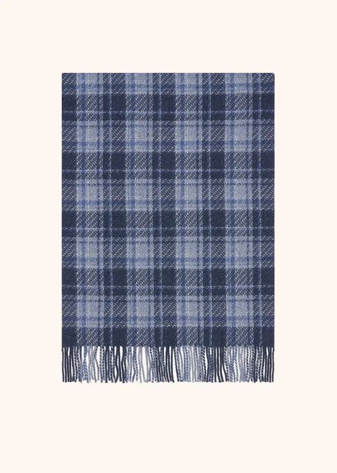 Kiton ScarvesGlovesHats CHECKED CASHMERE SCARF 8211 Women