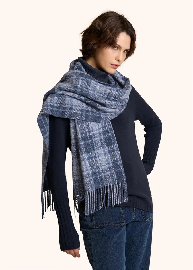 Kiton ScarvesGlovesHats CHECKED CASHMERE SCARF 8211 Women Kiton ScarvesGlovesHats CHECKED CASHMERE SCARF 8211 Women