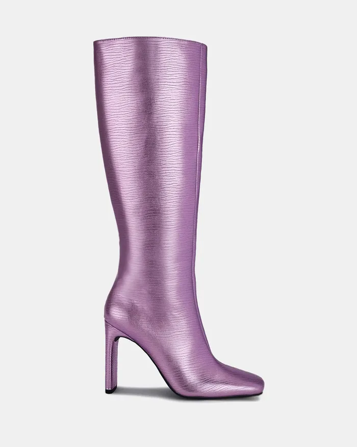 Knee High Boots ZODIAK PINK METALLIC NOVO Shoes Women