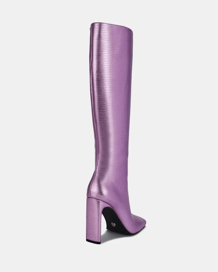 Knee High Boots ZODIAK PINK METALLIC NOVO Shoes Women