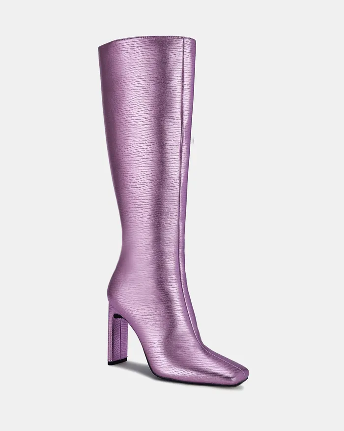 Knee High Boots ZODIAK PINK METALLIC NOVO Shoes Women
