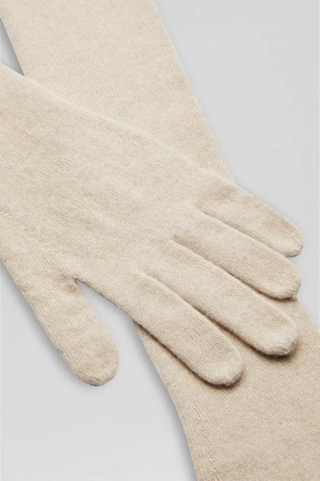 Knitwear Women Scanlan Theodore CASHMERE GLOVES Dove Knitwear Women Scanlan Theodore CASHMERE GLOVES Dove