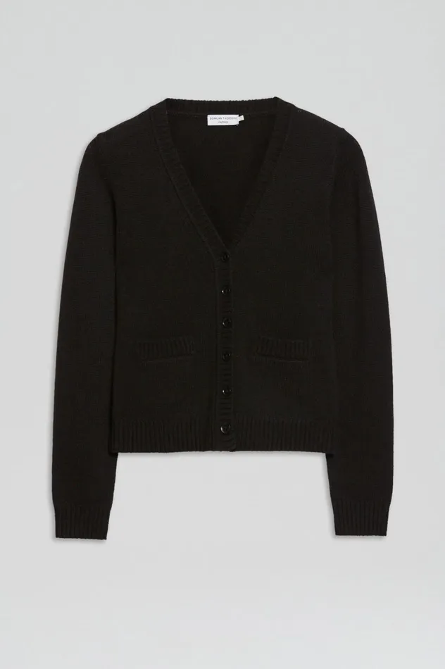 Knitwear Women Scanlan Theodore CASHMERE V Black Knitwear Women Scanlan Theodore CASHMERE V Black