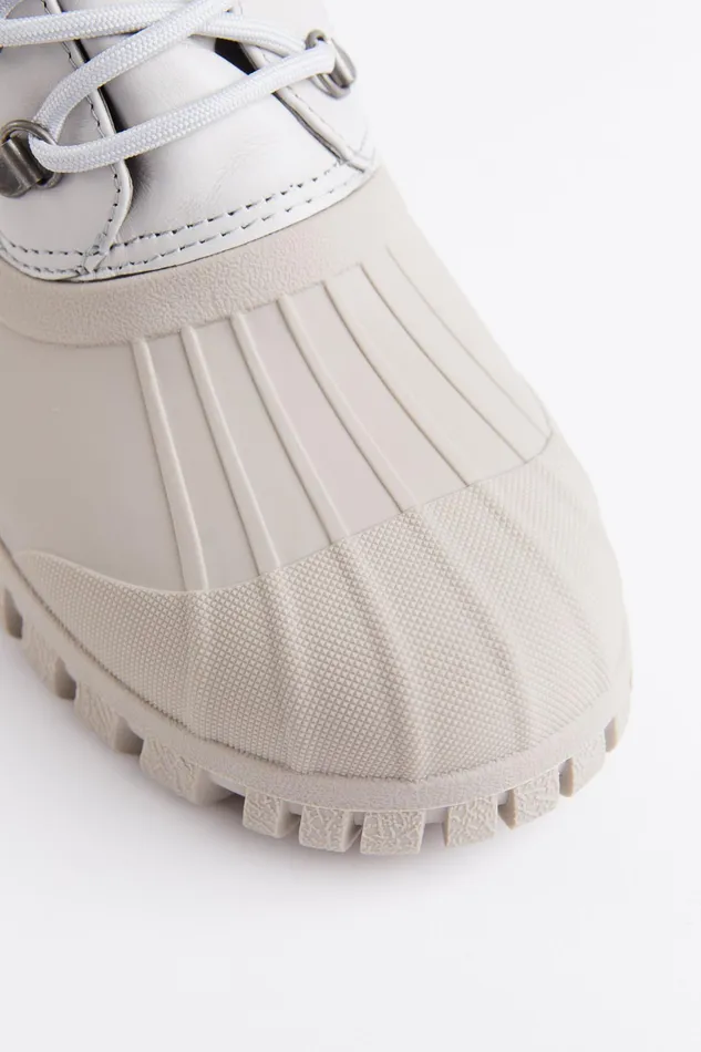 Lace Up Boots Women Stutterheim Patrol Boot Leather Ivory
