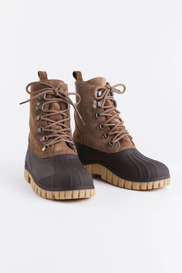 Lace Up Boots Women Stutterheim Patrol Boot Suede Tobacco