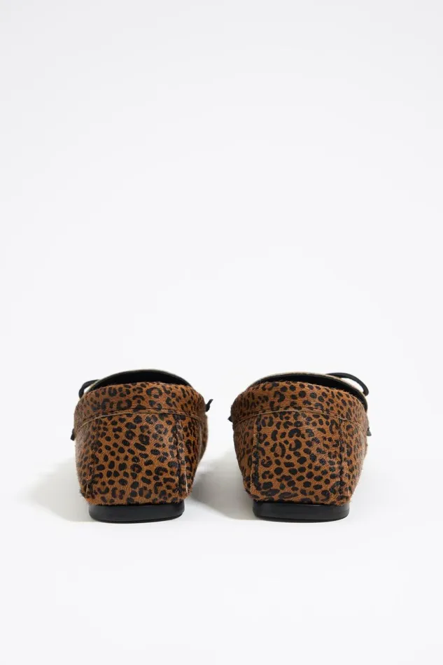 Leopard Print Fur Kiowa Loafer Toast Women Bimba Y Lola Loafers