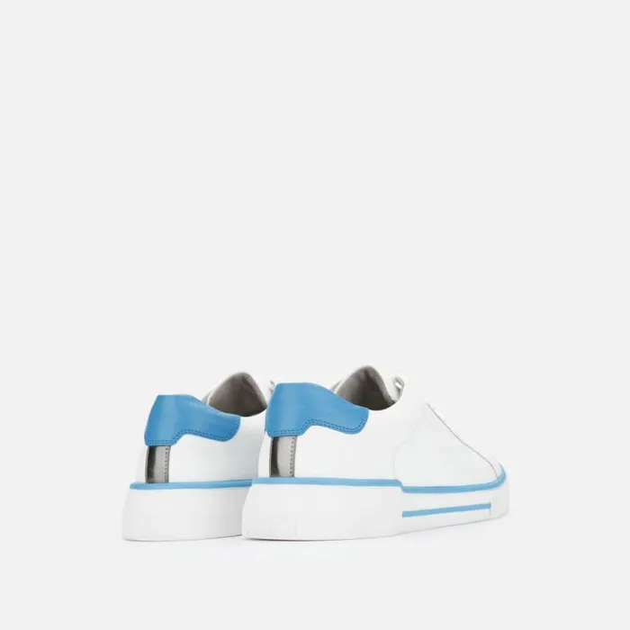 Liam Color Stripe Sneaker Whiteneon Blue Men Kenneth Cole Sneakers
