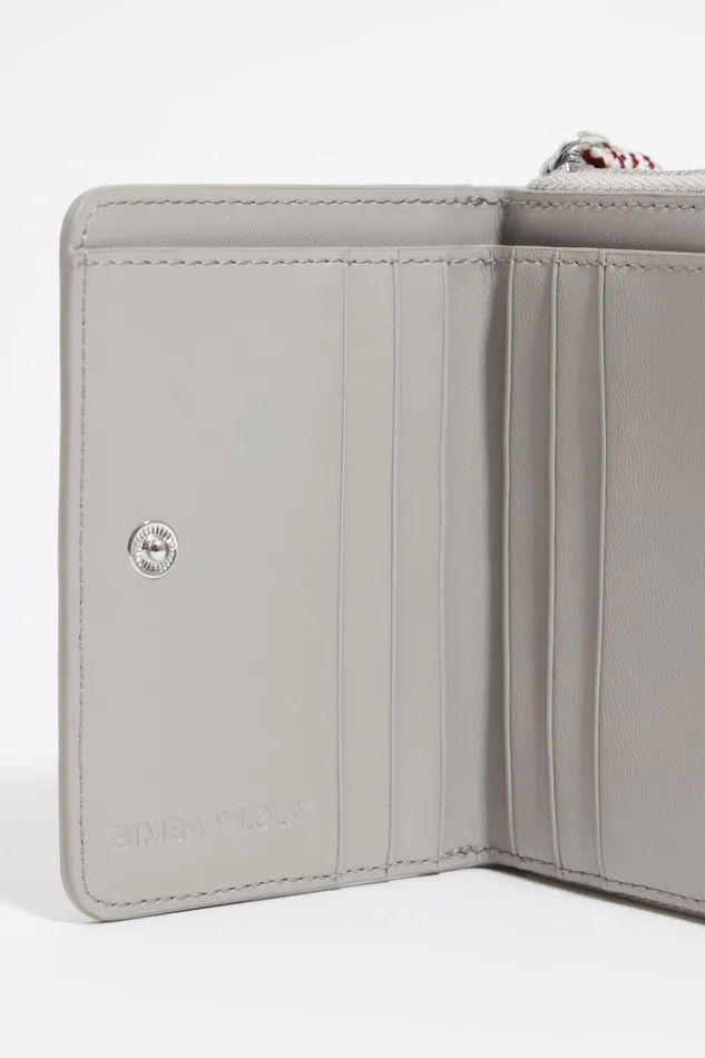 Light Gray Leather Flap Purse Light Grey Women Bimba Y Lola Wallets And Coin Purses Light Gray Leather Flap Purse Light Grey Women Bimba Y Lola Wallets And Coin Purses