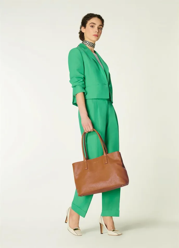LK Bennett Lillian Black Leather Tote Bag Women Tote Bags