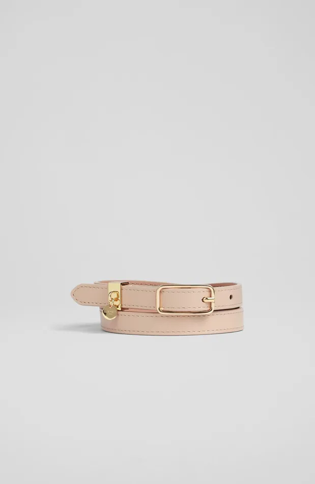 LK Bennett Molly Black Leather Skinny Belt Women Belts LK Bennett Molly Black Leather Skinny Belt Women Belts