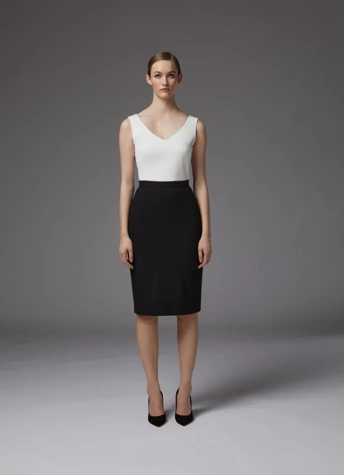 LK Bennett Nina Black Pencil Skirt Women Skirts
