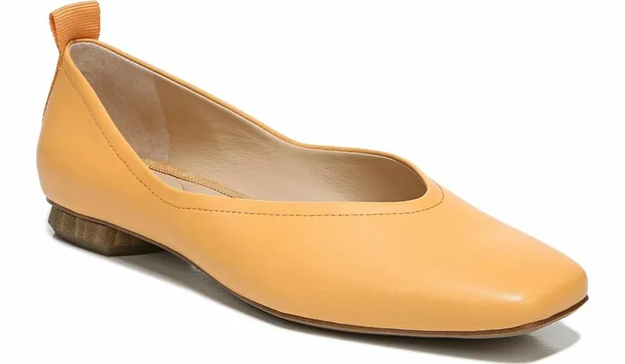 Loafers Women Franco Sarto Franco Ailee Flat Cantaloupe Leather