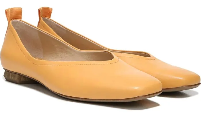 Loafers Women Franco Sarto Franco Ailee Flat Cantaloupe Leather