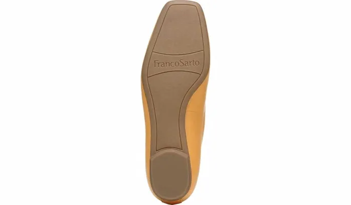 Loafers Women Franco Sarto Franco Ailee Flat Cantaloupe Leather