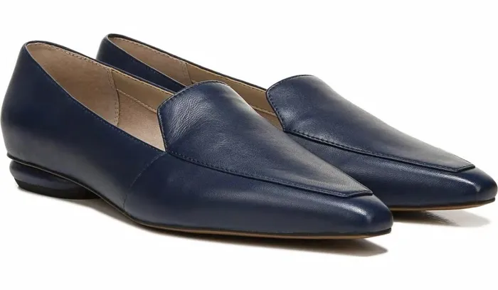 Loafers Women Franco Sarto Franco Balica Loafer Navy Leather