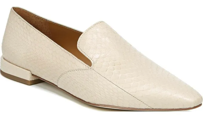 Loafers Women Franco Sarto Sarto Parma 3 Flat Bone Leather