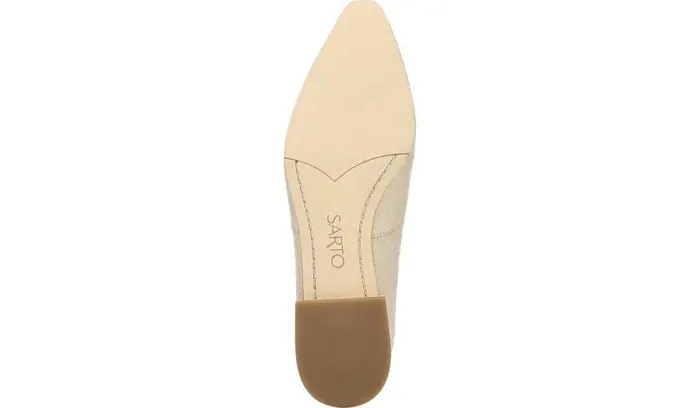 Loafers Women Franco Sarto Sarto Parma 3 Flat Bone Leather