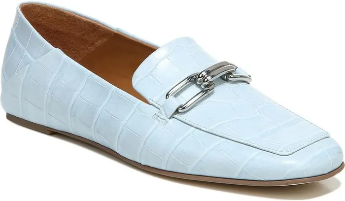 Loafers Women Franco Sarto Sarto Tamra Loafer Airy Blue Crocco Leather