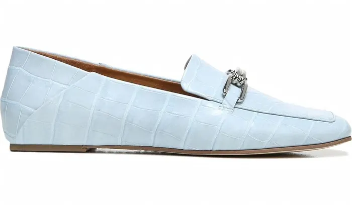 Loafers Women Franco Sarto Sarto Tamra Loafer Airy Blue Crocco Leather