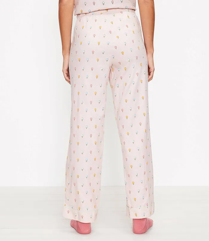 LOFT Ice Cream Pajama Pants Whisper White Women Sleepwear