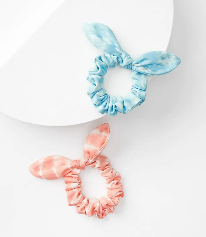 LOFT Tie Dye Scrunchie Set Multi Women Hair Accessories