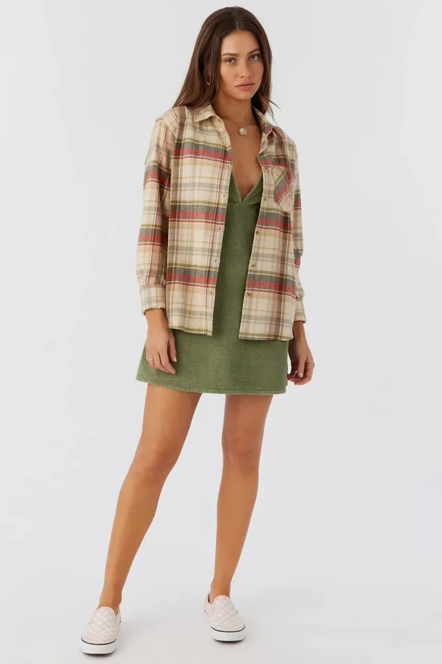 LOGAN FLANNEL RELAXED FIT SHIRT Multi Clr Women O039NEILL Clothing