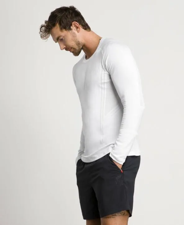 Long Sleeve Shirts Men Wilson Pro Seamless LongSleeve Crew Bright White Long Sleeve Shirts Men Wilson Pro Seamless LongSleeve Crew Bright White