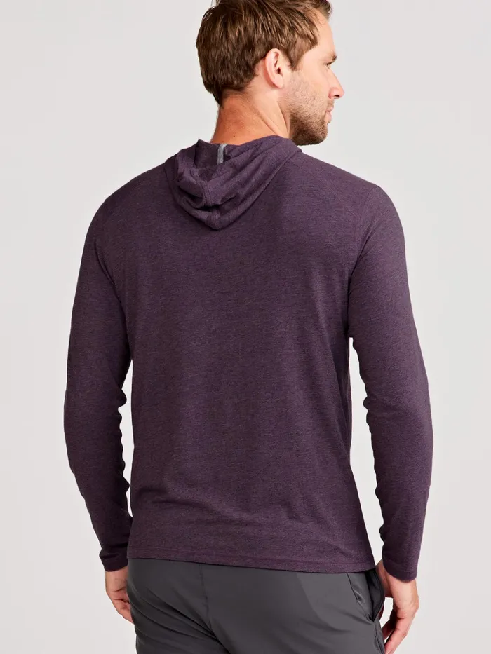 Long Sleeve TShirts Men Tasc Performance Carrollton Lightweight Hoodie