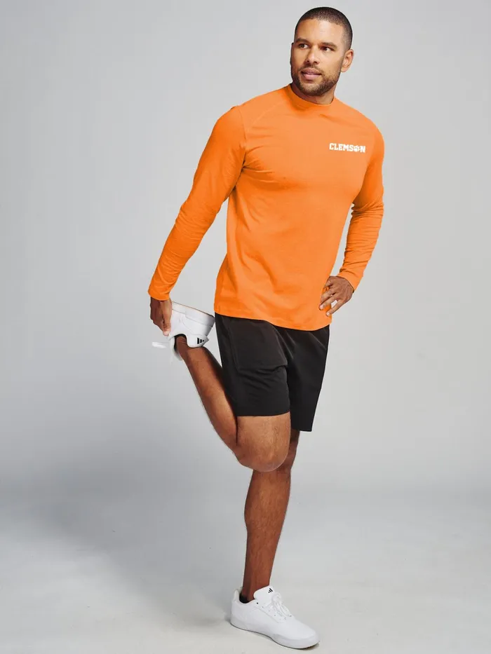 Long Sleeve TShirts Men Tasc Performance Carrollton Long Sleeve Fitness TShirt 8211 Clemson
