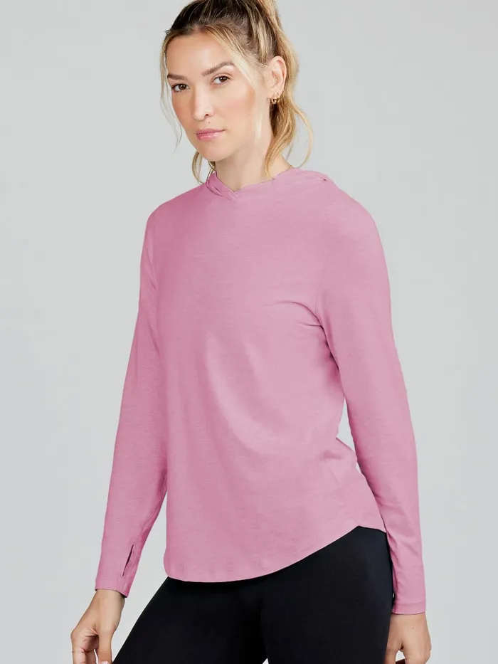 Long Sleeve TShirts Women Tasc Performance Recess Lightweight Hoodie