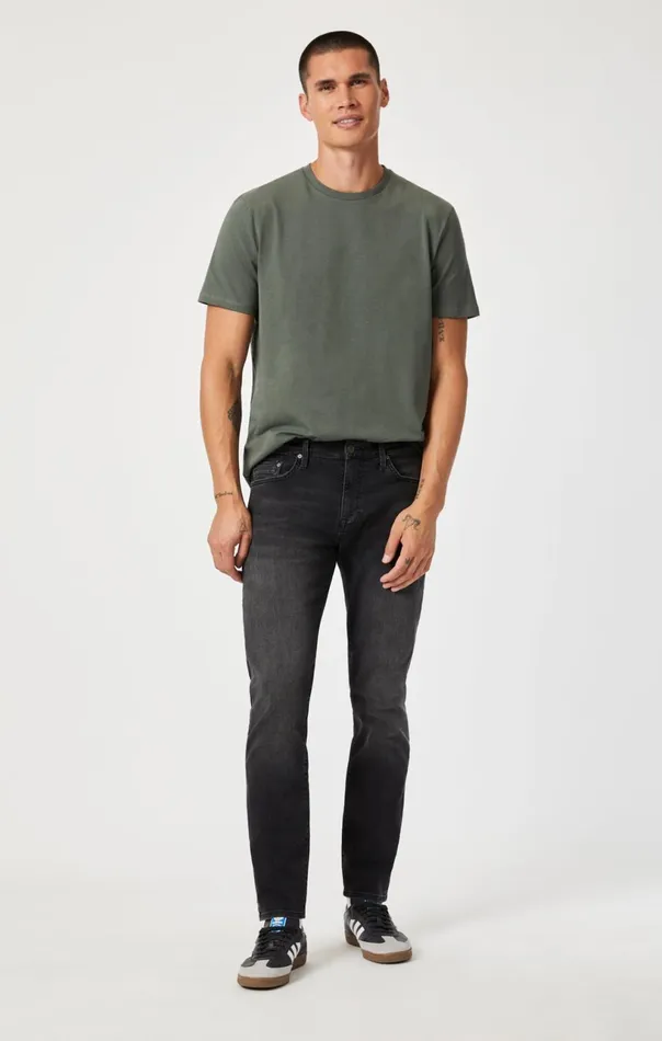Marcus Slim Straight Leg In Grey Williamsburg Men Mavi Jeans Denim