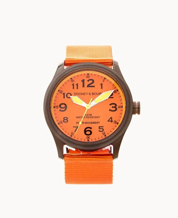Mariner Watch Orange ManWoman Dooney and Bourke Watches