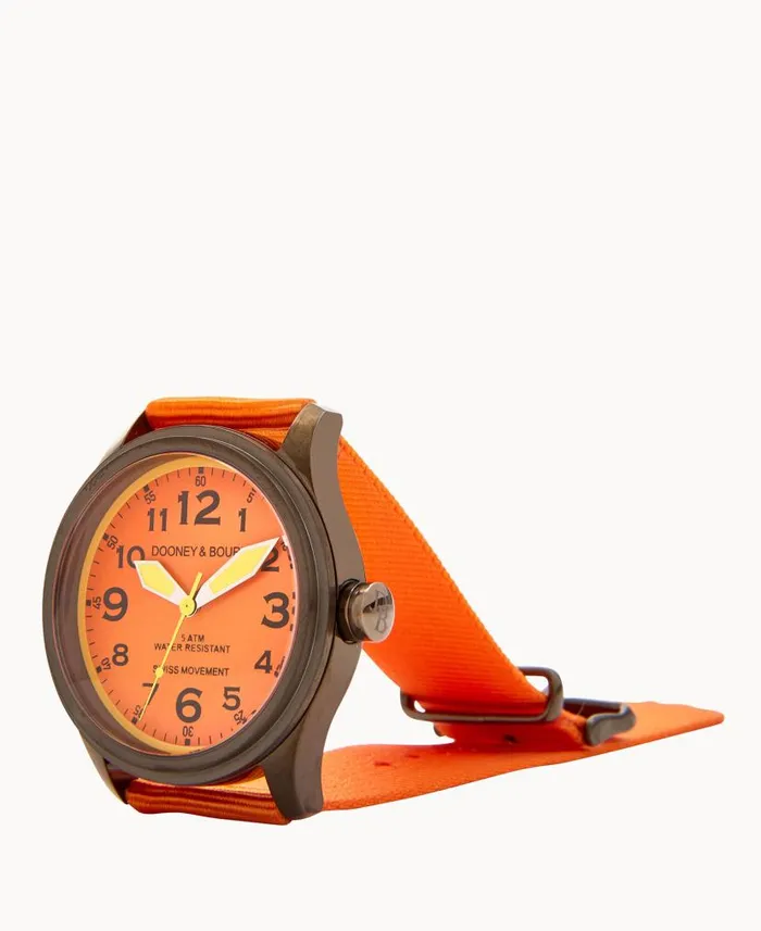 Mariner Watch Orange ManWoman Dooney and Bourke Watches Mariner Watch Orange ManWoman Dooney and Bourke Watches