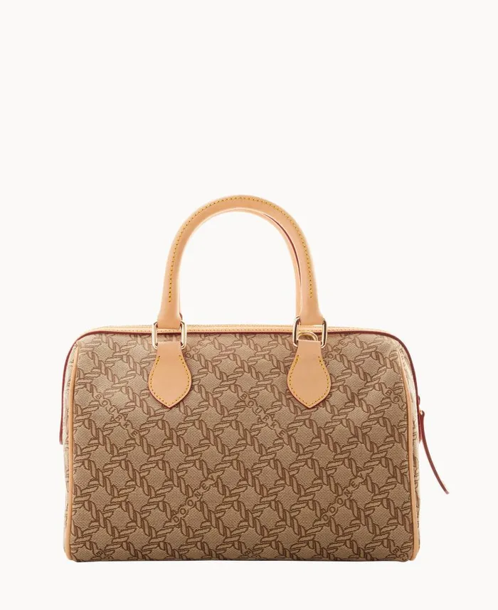 Maritime Barrel Satchel Brown Woman Dooney and Bourke Satchels