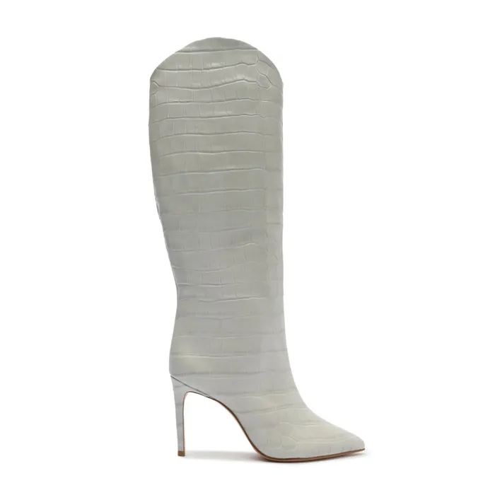 Maryana CrocodileEmbossed Leather Boot Heather Women Schutz Shoes Maryana Boots Maryana CrocodileEmbossed Leather Boot Heather Women Schutz Shoes Maryana Boots
