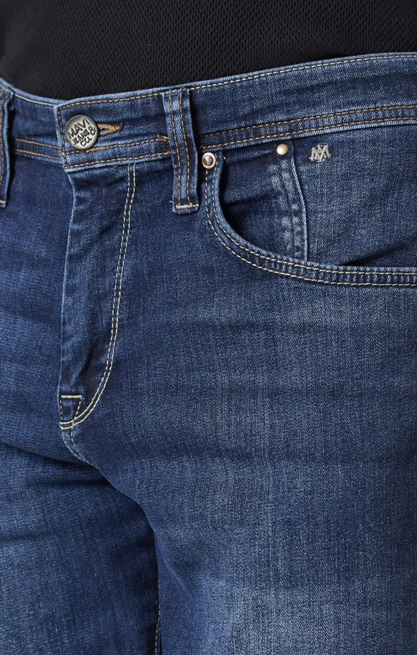Matt Mid Rise Relaxed Straight Leg In Mid Indigo Cooper Men Mavi Jeans Denim Matt Mid Rise Relaxed Straight Leg In Mid Indigo Cooper Men Mavi Jeans Denim