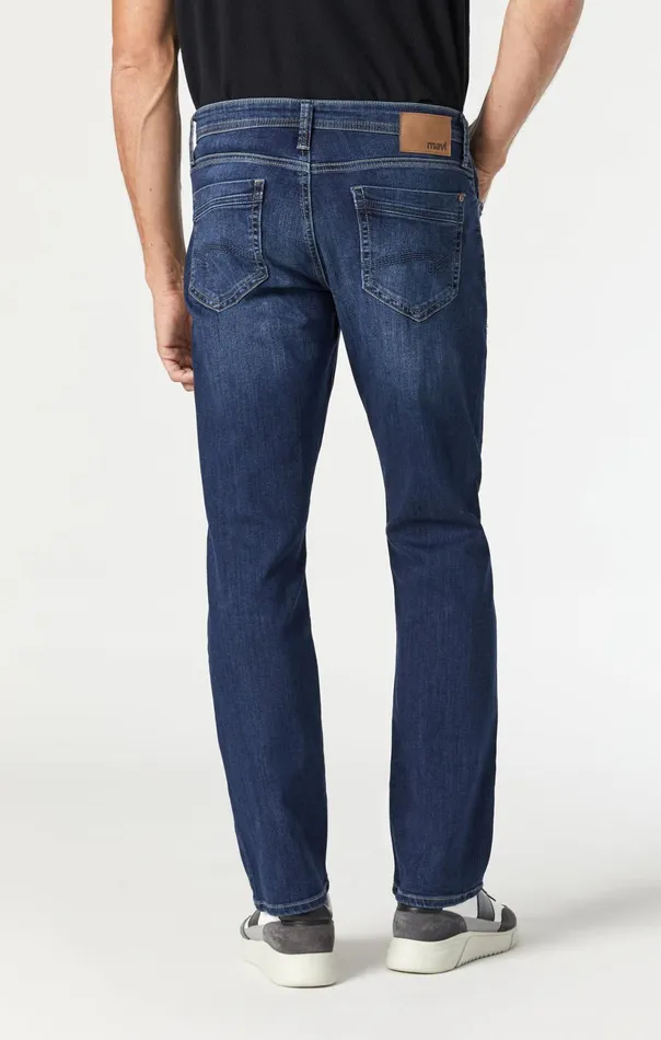 Matt Mid Rise Relaxed Straight Leg In Mid Indigo Cooper Men Mavi Jeans Denim Matt Mid Rise Relaxed Straight Leg In Mid Indigo Cooper Men Mavi Jeans Denim