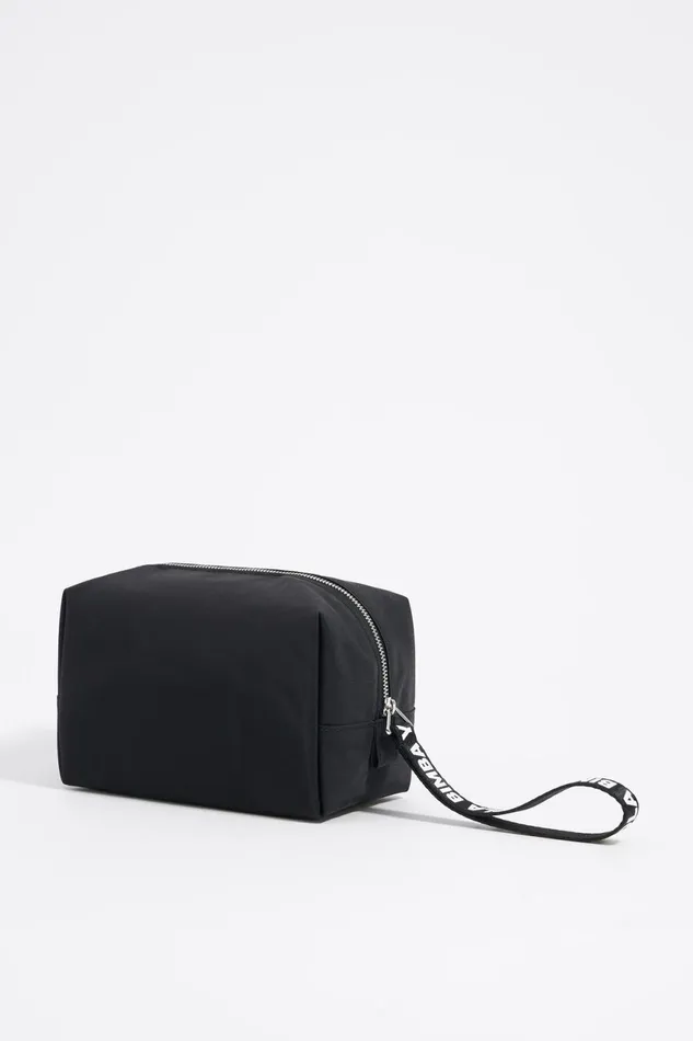 Medium Black Nylon Makeup Case Black Women Bimba Y Lola Vanity Pouches Medium Black Nylon Makeup Case Black Women Bimba Y Lola Vanity Pouches