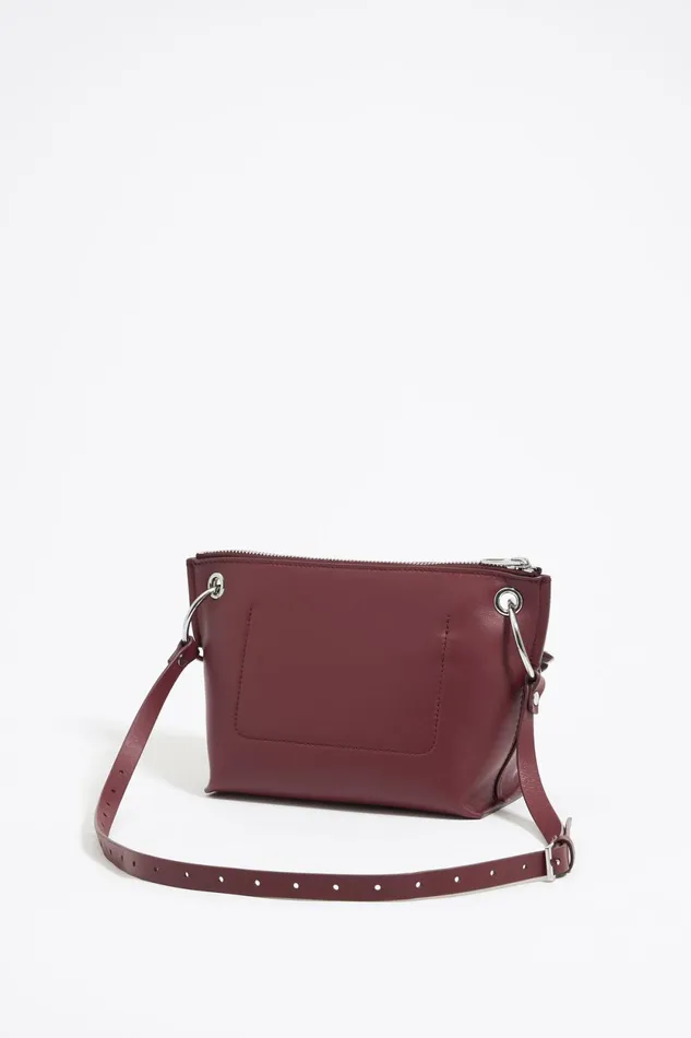 Medium Burgundy Leather Trapezium Bag Burgundy Women Bimba Y Lola Crossbody Bags Medium Burgundy Leather Trapezium Bag Burgundy Women Bimba Y Lola Crossbody Bags