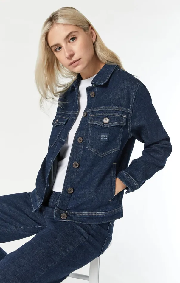Mellie Denim Jacket In Deep Hemp Women Mavi Jeans Jackets Mellie Denim Jacket In Deep Hemp Women Mavi Jeans Jackets