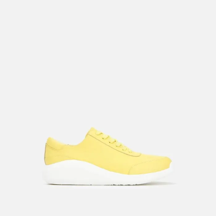 Mello Neon Leather Platform Sneaker Mello Yellow Women Kenneth Cole Sneakers