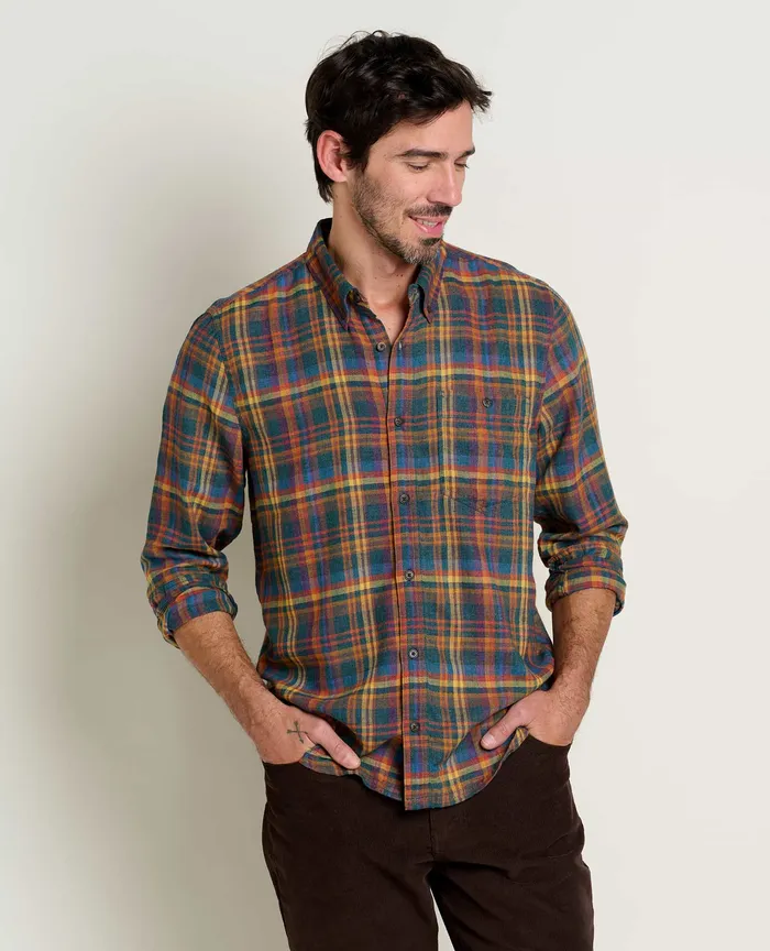 Men8217s Shirts ToadandCo Airsmyth Long Sleeve Shirt Jasper